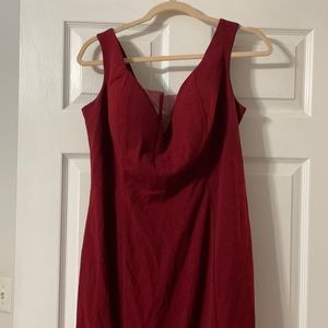 Burgundy bridesmaids dresses size 14 and 16